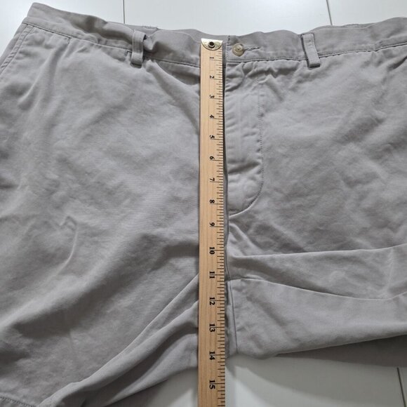 Polo Ralph Lauren Chino Shorts Mens 42 Gray Pockets Zip Cotton Classic Fit 9" - Picture 6 of 14